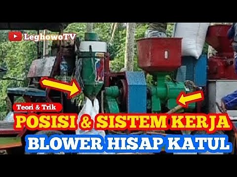 BLOWER HISAP KATUL‼️POSISI DAN SISTEM KERJA PADA SELEP PADI KELILING