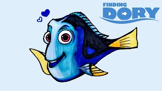 How To Draw Dory, Finding Dory