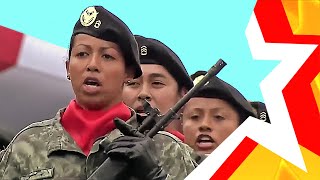 ЖЕНСКИЕ ВОЙСКА ПЕРУ ★ TROPAS FEMENINAS DEL PERÚ ★ WOMEN'S TROOPS OF PERU ★ Military Parade