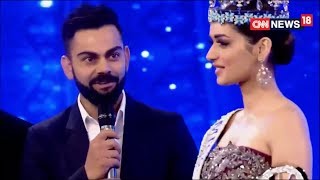 Virat Kohli & Manushi Chhillar - Indian Of The Year Awards 2017