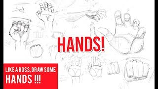 How to Draw HANDS and Construct HANDS from Scratch!