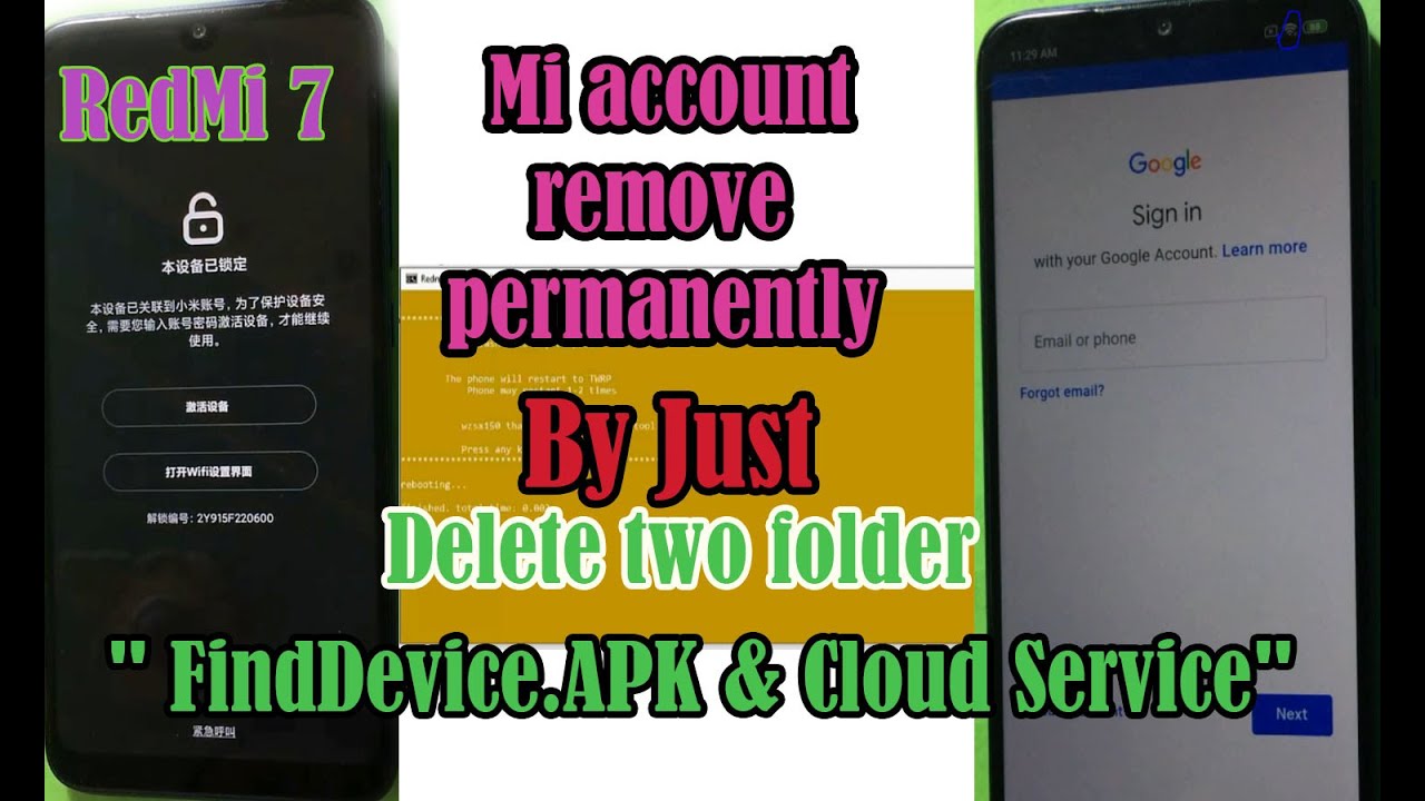 Here full guide for Mi account remove permanently by Here full guide for Mi account remove permanently by