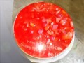 Creamy Fruity Jelly Slice (My own version of Crema de fruta and Graham Cake)