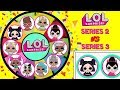 LOL SURPRISE Series 2 VS Series 3 Spinning Wheel Game Toy Surprises