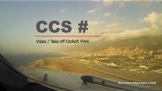 Take-off from Caracas Simon Bolivar Intl airport (CCS/SVMI) Venezuela (Cockpit view)