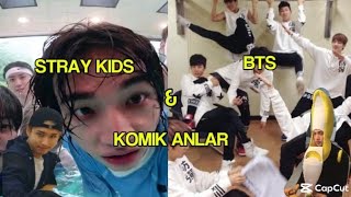 Stray Kids & Bts Komik Anlargülmeme Challenge