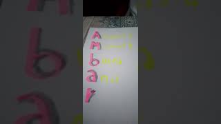 Que Significa El Nombre Ámbar