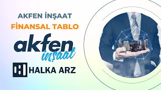 Akfen İnşaat Fi̇nansal Tablo Taslak İzahname