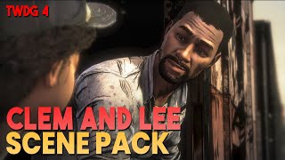 Clem And Lee Scene Pack The Walking Dead Game Season 4 1080P, 60 Fps