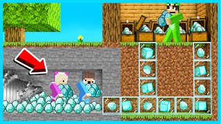 Mipan & Zuzuzu Diam Diam Mengambil Diamond Teman Nya Di Minecraft Survival