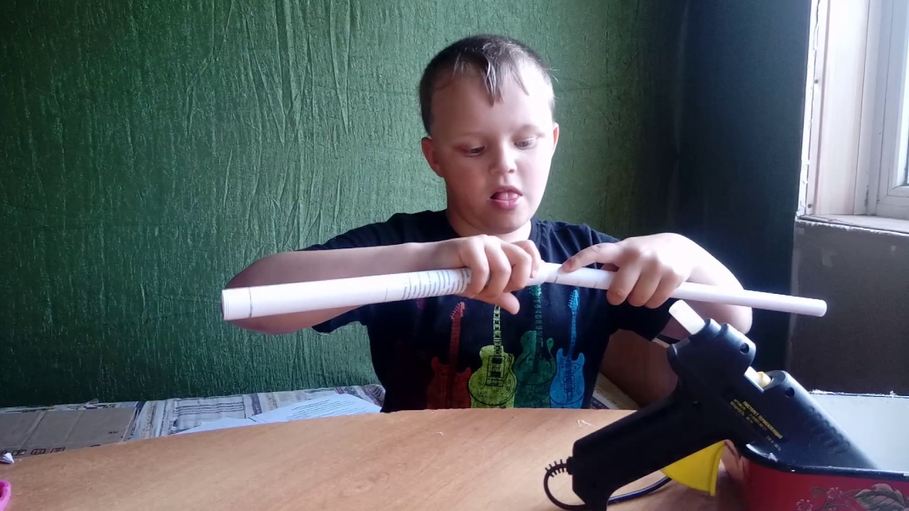 Как из бумаги сделать тонфы из Как из бумаги сделать тонфы из