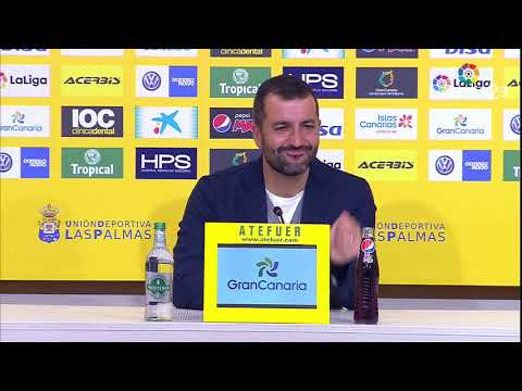 Rueda de prensa de Diego Martรญnez tras el UD Las Palmas vs Granada CF (2-2)