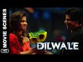 Meera & Kaali's Romantic Date | Dilwale Scene | Shah Rukh Khan, Kajol, Varun Dhawan, Kriti Sanon