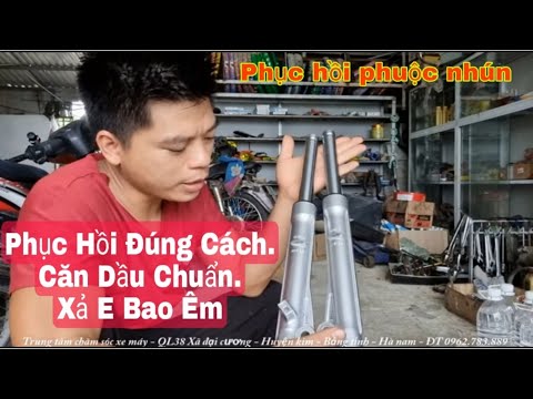 Phục Hồi Phuộc Nhún Giam Xóc Xe Máy Đúng Cách