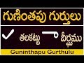 How to Write #Guninthapu Gurthulu | గుణింతపు గుర్తులు | Telugu Guninthala Gurthulu all