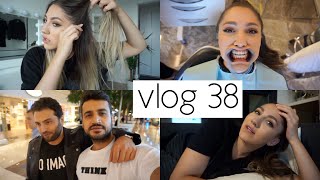 BAKIN DİŞLERİMİ BEYAZLATTIM! | Maşayla Saçlarımı Yapıyorum, Günlük Vlog 38