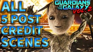 Guardians Of The Galaxy Vol 2 - All 5 Post Credit Scenes Explained