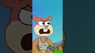 Sandy Politely Invites Spongebob Out Of Her House