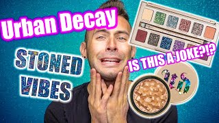 IS THIS A JOKE?!?! Urban Decay STONED VIBES Palette + Highlighter Review! | NO BULLSH*T