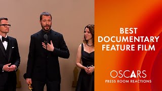 Best Doentary Feature Film 20 Days In Mariupol Oscars 2024 Press Room Speech