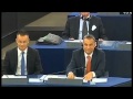 Orbán Viktor Európai Parlament Tavares jelentés (javitott hang)