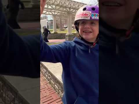 Chloe EPIC power ollie into bulk head - All I need skateboards