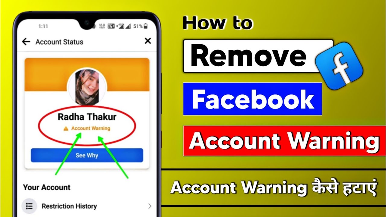 How to remove facebook account warning | Account Warning How to remove facebook account warning | Account Warning