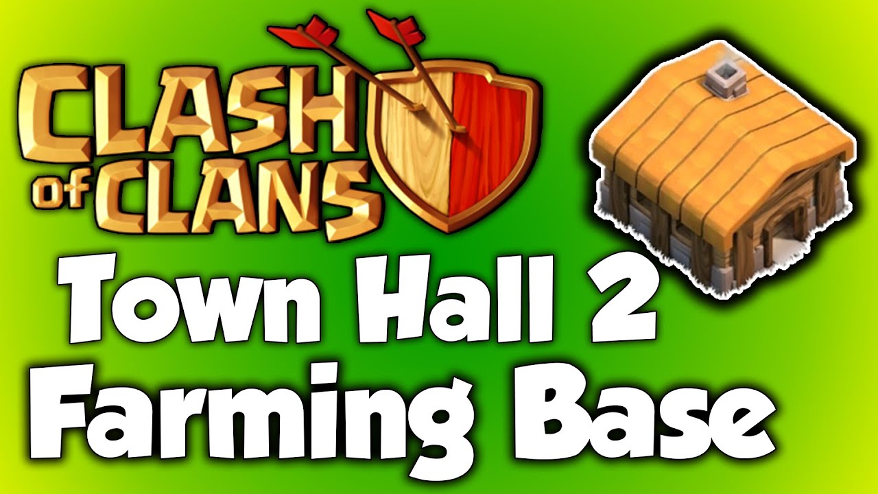 Clash Of Clans BEST Town Hall 2 Farming Base (TH2) Speed Build 2015