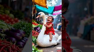 Small Girl And Swan Hearttouching Story