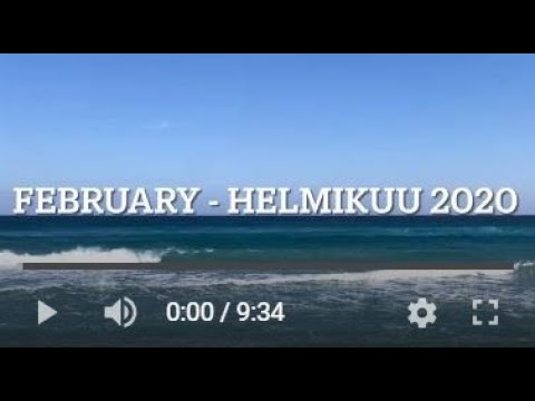 Muistoja, helmikuulta 2020, Memories from February 2020
