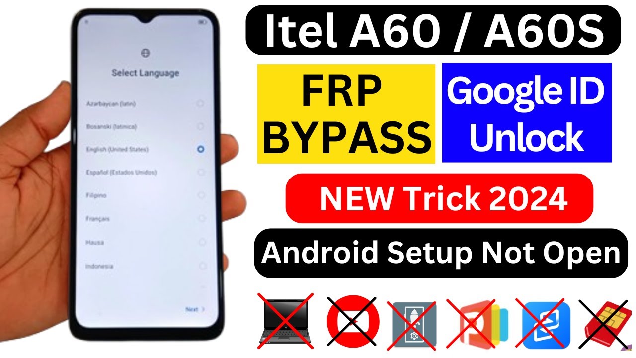 Itel A60 | A60s FRP BYPASS Without Pc | All Itel Google Itel A60 | A60s FRP BYPASS Without Pc | All Itel Google
