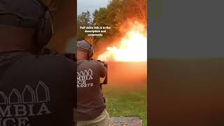 Blowing Up Car With M 134 Mini Gun !!!