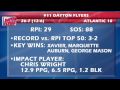 Title:#6 West Virginia Mountaineers vs. #11 Dayton Flyers - March Madness 2009 Description:Georgia Tech head coach Paul Hewitt breaks down the 6-11 match-up in the Midwest Region of the tournament, the West Virginia Moutaineers versus the Dayton Flyers. It's March Madness! ...