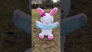 New 2025 4 Ft Easter Bunny Inflatable