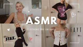 Asmr Clothing Try-On Haul Fabric Sounds & Chit-Chat