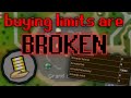 Grand Exchange Buying Limits Are Broken