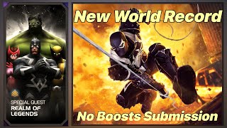 Rol World Record No Boosts Speedrun Agent Venom