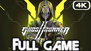 Ghostrunner 2 - Gameplay Walkthrough Full Game 4K 60Fps Rtx Speedrun