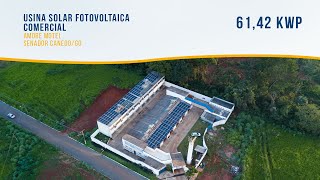 Usina Solar Fotovoltaica - Amore Motel, Senador Canedo/GO