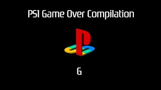 Ps1 Game Over Compilation - G