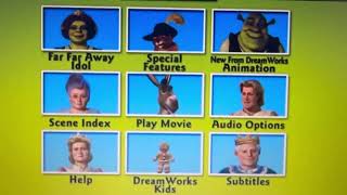 Dreamworks Animation Play Movie On Dvd Menu 1998 - 2009