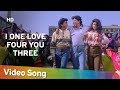 I One Love Four You Three (HD) | Aadmi (1993) | Mithun Chakraborty | Gautami | Jatin Lalit Hits