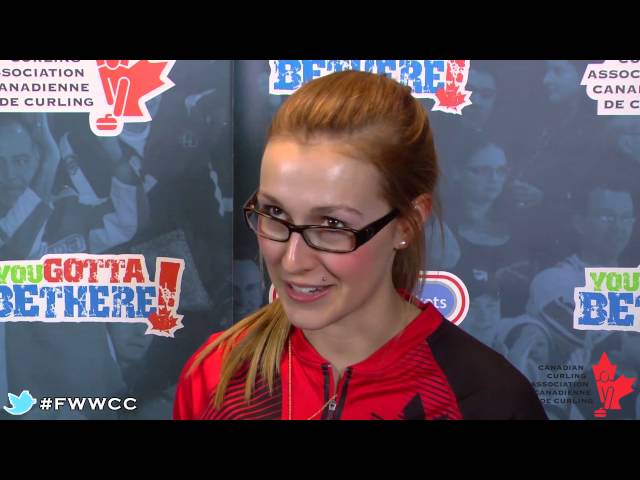 Media Scrum Draw 17 - 2014 Ford World Women's Curling Championship