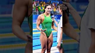 Brazilian Swimmer Speaks After The Race Strength, Focus & Pride