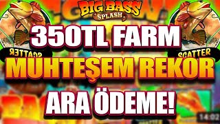 Big Bass Splash 🐠 | +10.000.000Tl Altin Balik Ekrana Düştü! | Farmdan Oyuna Sokan Takti̇k! Max Wi̇n