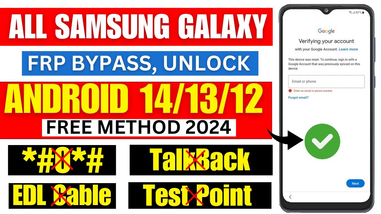 Samsung FRP Bypass Unlock New Method 2024 | (NO Samsung FRP Bypass Unlock New Method 2024 | (NO