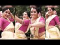 South Indian actress Saranya Mohan hot rare navel show | hot boobs show in tight blouse | Hot mallu