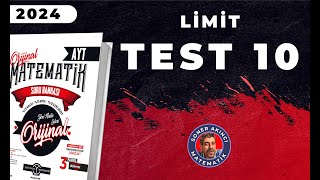 Limit Test 10 Ori̇ji̇nal Ayt Soru Bankasi
