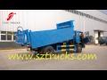 Video DongFeng 10CBM Hydraulic Garbage Dumper with stainless steel tank for hot sale 1