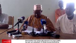 Видео L’Union musulmane du Togo s’est prononcée sur la situation sociopolitique du pays ce jour от La Gazette du Togo, Того